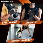 PhysFlex Workout Gloves for Men & Women - Weight Lifting & Gym Gloves with Enhanced Grip, Wrist Support & Palm Protection - Fitness, Training, Crossfit, Cycling & Exercise