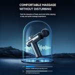 Aptin Portable Deep Tissue Muscle Massage Gun – 99-Speed Handheld Percussion Massager with LCD Display, Quiet Motor, 6 Heads & Carrying Case – Rechargeable Body Relaxation Tool for Active Lifestyles