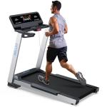 WELLFIT Home Treadmill, 2 Level Incline Heavyduty Treadmill with Pulse Sensor, 4.0 HP, 10 MPH, 450 lbs Capacity, 20'' x 45'' Running Area Treadmills with Bluetooth Player & LED Display