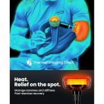 BOB AND BRAD D6 Pro Plus Massage Gun with Heat, Deep Tissue Percussion with 16mm Amplitude, Professional Muscle Massager Gun for Athletes, Quiet Electric Handheld Massager