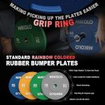 Mikolo K6 2.0 Power Cage, Power Rack with Cable Crossover System, 2000LBS Squat Rack with LAT Pull Down System, Functional Trainer with Aluminum Pulley System for Home Gym, Red, 230LB Color Weights