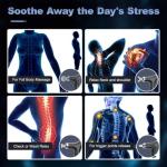 patpaw 2-in-1 Back Massage Gun for Hard-to-Reach Areas, Detachable Deep Tissue Muscle Massager with Extension Handle for Mid Back, Shoulders & Lower Back, 12-Speed Percussion Handheld Massager