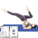 Hatha Yoga Extra Thick TPE Yoga Mat - 72"x 32" Thickness 1/2 Inch -Eco Friendly SGS Certified - With High Density Anti-Tear Exercise Mats For Home Gym Travel & Floor Outside (Blue)…