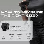 LIFECT Essential Breathable Workout Gloves, Knuckle Weight Lifting Shorty Fingerless Gloves with Curved Open Back, for Powerlifting, Gym, Crossfit, Women and Men (Black, X-Small)