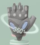 Eohak Workout Gloves for Men & Women Full Palm Protection Breathable Exercise Gloves, Lightweight Fitness Gloves for Pull Up, Dumbbells, Cycling