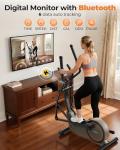 Niceday Elliptical Exercise Machine, Elliptcal Machine for Home, 20IN Stride Elliptical Machine, Elliptcal Training Machine with 16 Level Resistance, 500LBS Loading Capacity