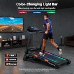 THERUN 20% Auto Incline Treadmill, 12 MPH and 3.5 HP, 55" x 20" Large Running Belt with Advanced Console, All-in-One Foldable Treadmills for Home with Incline for Intensive Workout