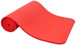 Fitvids All Purpose 1/2-Inch Extra Thick High Density Anti-Tear Exercise Yoga Mat and Knee Pad with Carrying Strap, Red