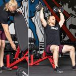 REP AB-3100 Adjustable Bench | Red Weight Bench for Home Gym | Foldable FID Design | Flat Incline Decline Strength Training Equipment | Compact Workout Chair