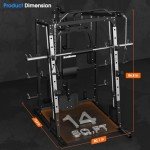 SunHome Smith Machine & Power Cage for Home Gym