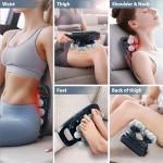 20 Head Massage Gun,More Powerful than 16 Head Massager,Deep Tissue Massager Gun with 3 Modes & 30 Levels, Muscle Massager for Pain Relief,Back Massager,Handheld Massager for Back,Neck,Shoulder