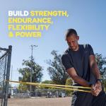 TRX Training Strength Band Set for Working Out, Full-Body Resistance Bands for Home and Gym Use, 79.5-Inch Circumference, 5 – 70 Pounds, Pack of 4