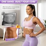 KRNIUC Pedal Resistance Band with Handle | Upgraded 55LBS Exercise Resistance Bands for Core, Abs, Legs, Glutes, Arms, Strength, Physical Therapy, Pilates, Sit Up Workout Equipment for Women Home Gym