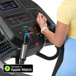 Horizon Fitness 7.0AT Treadmill, Black, Heavy Duty, LCD Display, Built-in Speakers, Heart Rate Monitor, USB Charging Port, Wheeled