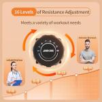 JEEKEE Recumbent Exercise Bike for Seniors,Whisper-Quiet Stationary Bikes for Home, 400LB Weight Capacity & 16 Levels Magnetic Resistance, Heart Rate Handle,2311DX