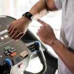 Horizon Fitness 7.0AT Treadmill, Black, Heavy Duty, LCD Display, Built-in Speakers, Heart Rate Monitor, USB Charging Port, Wheeled