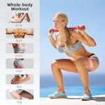 Resistance Bands for Working Out, 5-Pack Elastic Exercise Bands for Strength Training, Stretching, Workout; Home Gym Equipment for Women Men, Pilates Yoga Physical Therapy, Leg Glute Arm Exercise Kit