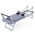 ARKANTOS Pilates Reformer Foldable, Pilates Machine, Pilates Equipment for Gym Workout and Home Use, Suitable for Intermediate and Beginners Users (Grey)