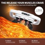 Shineforu 20-Head Massage Gun, 30 Intensity Levels 3 Modes, Deep Tissue Massager with 50KG Force & Noise-Free Motor for Neck Back Legs Shoulders, Portable for Full Body Muscle Recovery