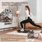 Pilates Reformer Board for Home Workout, 5-in-1 Pilates Equipment , Maple Wood Deck & High-Strength Steel Rails, Adjustable 20 lbs & 25 lbs Resistance Bands, Core & Full-Body Training