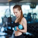 Signature Fitness Neoprene Coated Dumbbell Set with Stand (3lbs, 5lbs, 8lbs Set), Multicolor