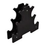 Signature Fitness Neoprene Coated Dumbbell Set with Stand (3lbs, 5lbs, 8lbs Set), Multicolor