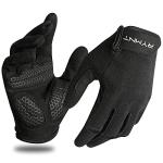 RYMNT Full Fingers Workout Gloves for Women Men-Gym Glove for Women Weight Lifting, Exercise Fitness Gloves-Touch Screen-Extra Grip Foam-Padded-Anti-Slip for Fitness,Training,Cycling.Black-X-Large