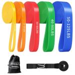 Resistance Bands, Pull Up Bands, Pull Up Assistance Bands Set for Men & Women, Exercise Workout Bands for Working Out, Body Stretching, Physical Therapy, Muscle Training