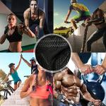 RYMNT Full Fingers Workout Gloves for Women Men-Gym Glove for Women Weight Lifting, Exercise Fitness Gloves-Touch Screen-Extra Grip Foam-Padded-Anti-Slip for Fitness,Training,Cycling.Black-X-Large