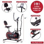 3-in-1 Body Power Exercise Machine with Digital Monitor