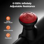 Quiet Belt Drive Stationary Exercise Bike for Home with 0–100 Adjustable Resistance, App Compatible, 300 LB Weight Capacity, Tablet Holder & Heart Rate Monitor