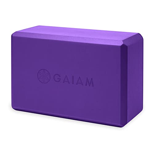 Gaiam Latex-Free Yoga Block for Stability and Balance