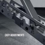 Rep Nighthawk Adjustable Weight Bench | Home Gym Incline Decline Flat Workout Bench | Heavy Duty Fitness and Strength Training Equipment | Foldable Space Saving Design, Matte Black