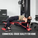 Rep Nighthawk Adjustable Weight Bench | Home Gym Incline Decline Flat Workout Bench | Heavy Duty Fitness and Strength Training Equipment | Foldable Space Saving Design, Matte Black