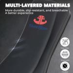 Adjustable Weight Bench 1300 lb Capacity, Foldable Workout Bench with 10 Backrest & 3 Seat Positions, Heavy Duty Home Gym Bench for Incline Decline Flat Dumbbell Training (Red)