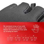 adidas Essential Adjustable Fingerless Gloves for Men and Women - Padded Weight Lifting Gloves - Adjustable Wrist Straps for Tailored, Secure Fit - Red, Large