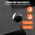 VEVOR Large Exercise Mat, 12'x6'/10'x6'/9'x6'/8'x6'/8'x5'/7'x5'/6'x4' (7mm) Extra Thick, Non Slip High Density Premium Workout Mat, Exercise Yoga Mat for Men & Women, Fitness & Exercise Mat with Bag & Carry Strap, for All Types of Home Yoga, Pilate & Floor Workout