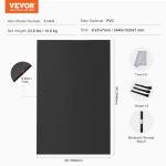 VEVOR Large Exercise Mat, 12'x6'/10'x6'/9'x6'/8'x6'/8'x5'/7'x5'/6'x4' (7mm) Extra Thick, Non Slip High Density Premium Workout Mat, Exercise Yoga Mat for Men & Women, Fitness & Exercise Mat with Bag & Carry Strap, for All Types of Home Yoga, Pilate & Floor Workout