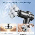 AxBerry Massage Gun Deep Tissue, Body Massager, Percussion Massage Gun, Handheld Massage Gun for Back Shoulder Muscle Pain Relief, Portable Quiet Professional Muscle Gun Mini Massager