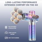 AxBerry Massage Gun Deep Tissue, Body Massager, Percussion Massage Gun, Handheld Massage Gun for Back Shoulder Muscle Pain Relief, Portable Quiet Professional Muscle Gun Mini Massager