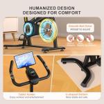 Exercise Bikes for Home,Indoor Magnetic Bike with Adjustable Magnetic,Brake Pad Resistance Silent Belt Drive,350lbs/300lbs Weight Capacity &Upgraded Version Seat for Home Cardio&Weight Loss(QM-530W)