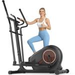 Elliptical Exercise Machine, Elliptical Machine for Home with Ultra-Smooth Magnetic Resistance,Elliptical Trainer with 14 Levels, 15.5"-18" Stride 500lb Loading, Home Gym Equipment 95% Pre-Assembled