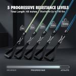 VEICK Resistance Bands, Exercise Bands, Workout Bands, Resistance Bands for Working Out with Handles for Men and Women, Exercising Bands for Fitness Weights Work Out at Home