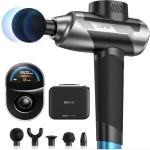 RENPHO Ascend Professional Massage Gun, Mothers Day Gifts, FSA Eligible HSA, Adjustable 6-12mm Amplitude for Customized Intensity, Deep Tissue Percussion Massager with 5 Speeds, 5 Attachments