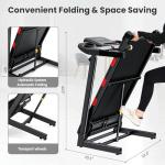 Advzon 3.5 HP Auto Incline Treadmills for Home - Adjustable Height Handle Bars, 8.7 MPH, Wide Belt, 300+ lb Capacity