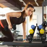 Fitvids Neoprene Dumbbell Set with 3-Tier Rack - 5/8/12LB Pairs (Total 50LB), Non-Slip Strength Training Weights for Home Gym & Fitness Equipment (Beginners & Women)