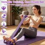 2026 New Pedal Resistance Band with Handles, Adjustable Detachable Multifunction Pedal Resistance Band, Thai Natural Rubber Tension Rope for Abs, Arms, Waist, Legs & Home Fitness
