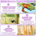 2026 New Pedal Resistance Band with Handles, Adjustable Detachable Multifunction Pedal Resistance Band, Thai Natural Rubber Tension Rope for Abs, Arms, Waist, Legs & Home Fitness