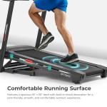 Sunny Health & Fitness Active 400 Smart Auto Incline Treadmill – Foldable Running Machine w/Bluetooth, Wi-Fi, 15-Level Incline, Shock Absorption & SunnyFit Fitness App - SF-T724012