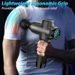 DARKIRON 10-Speed Muscle Massage Gun with 15 Heads
